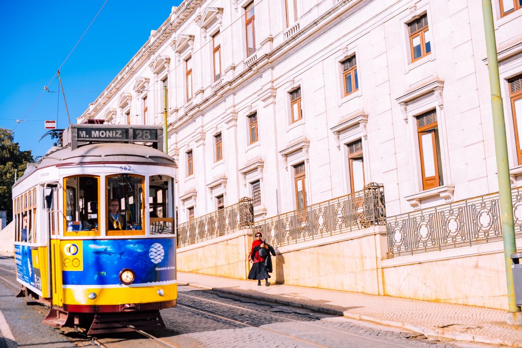 Tramwaj 28 w Lizbonie